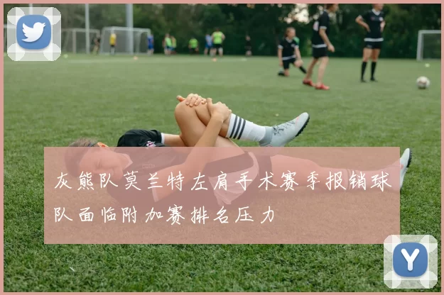 灰熊队莫兰特左肩手术赛季报销球队面临附加赛排名压力